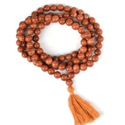Sun Sitara Mala | Original 108+1 Beads Sunstone Rosary for Positivity & Healing